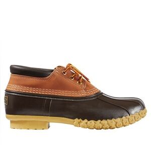 vintage LL BEAN Maine Hunting Shoes Rubber Mocs leather ankle duck boots size 6